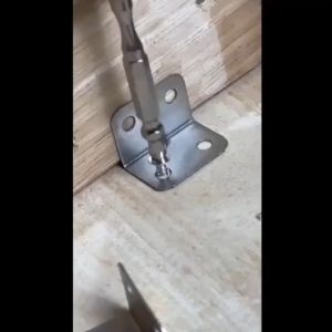 【100 ชิ้น/แพ็ค】ขายึดมุมสแตนเลสสากล-ขาตั้งมุมคงที่-ตัวยึดเชื่อมต่อเฟอร์นิเจอร์ วงเล็บมุม90องศามุมขวา-รูปตัว ล สแตนเลสวงเล็บไม้เฟอร์นิเจอร์ตู้ตัวเชื่อมต่อ-วงเล็บมุมฮาร์ดแวร์บ้านเครื่องมือเชื่อมต่อ