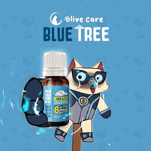BLUE TREE Olive care obat flu kucing mengatasi sakit flu dan pilek berat