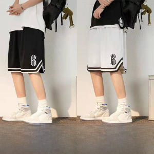 Shorts Mens Summer Basketball Sports Loose Easiest for Match Boys Breathable Ice Silk Leisure Pants Trendy American Fifth Pants