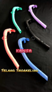 Selang Snorkeling Kansa Silicone Selang Diving Snorkeling Tube Pipa Alat Nafas Menyelam