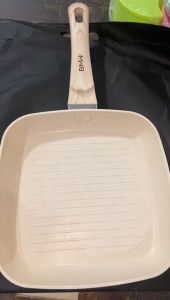 Grillpan 24CM Belinda BMW / Panci Grill Ukuran 24 BMW / Grill Pan 24 Belinda / Panci Grill Marble 24cm BMW / Wajan Grill Penggorengan Serbaguna Anti Lengket