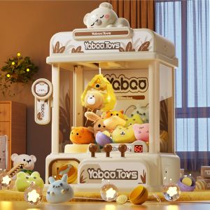 Claw Machine for Kids Mini Vending Machine Unicorns Bear Toys with Sound for Girls Candy Grabber Arcade Games with Mini Plush