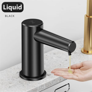 Automatic Soap Dispenser Touchless Sensor Built in Sink Bathroom Countertop Plug in Powered Foam Liquid Adjustable Soap Pump