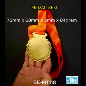BE-MT118 Metal Hanging Medal Durable Cast Alloy with Lanyard