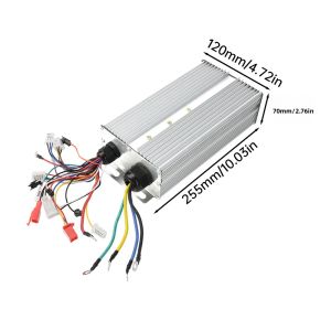 Bộ Điều Khiển Không Chổi Than Thông Minh 3000W Cho Xe Máy Với Transistor 18MOS Hai Hàng Điều Khiển Tốc Độ Động Cơ BLDC Phạm Vi Điện Áp 48V-84V