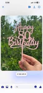 3d PRINTED CAKE TOPPER