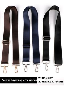 Mens Bag Bandwidth Mens Bag Shoulder Strap Coffee Black Canvas Nylon Strap Computer Bag Cross Body Strap Backpack One Shoulder Bag