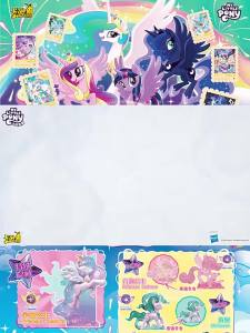 KAYOU | Genuine KAYOU My Little Pony Blind box Friendship is Magic Rubber Doll Anime Hairdressing Style Figure Cartoon Creative Toys