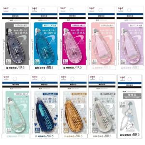 Japanese Dragonfly Tombow Correction Tape Mono Air Correction Tape Correction Tape Correction Tape Stationery Primary School Student Affordable Large Capacity 10M with Core Mute Not Easy to Break CT-CAX5C