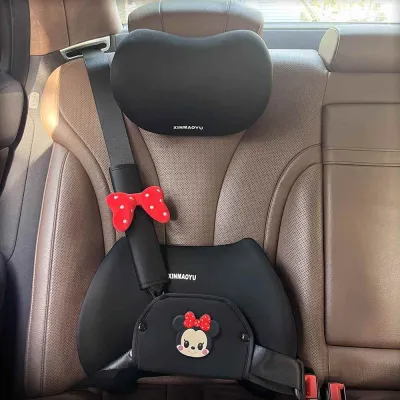 MUHUASHA | Non-restrictive Adjustable Safety Belt Adjuster Pillows and Lumbar Support Set
