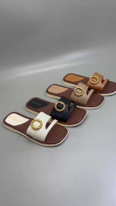 (Size 37-41) 3334-20 IMPORT Sandal Wanita Selop Sandal Jelly Karet Wanita Sandal Teplek