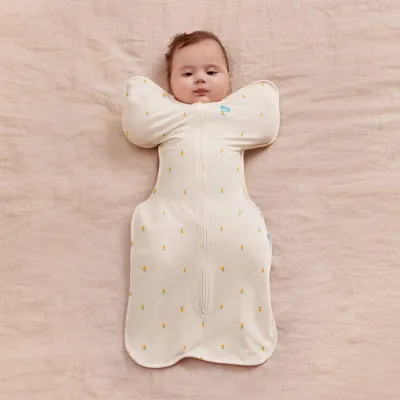 Love To Dream Swaddle Up Bamboo Original 1.0 TOG Lemon Cream - Assorted Sizes