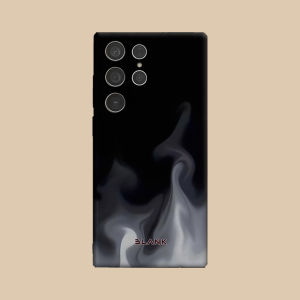 BILIBILI | Black White Smoke For Samsung Galaxy S26 S25 S24 A56 A36 Phone Case Protection Cover for Women Girl Blank