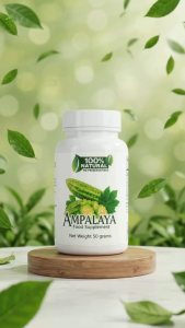 Ampalaya Food Supplement with Natural Herbal Ingredients for Daily Wellness Healthy Lifestyle Balance Plant-Based Nutrition & Overall Well-Being Support for Adults