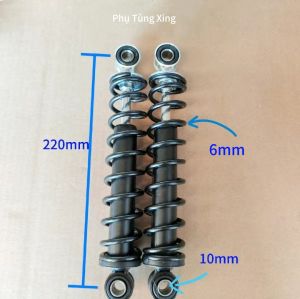 Phuộc sau xe phụ tùng lò xo giảm xóc sau xe đạp điện 1 cặp phụ kiện bộ giảm xóc sau xe đạp điện 22cm linh kiện xe điện  xe máy điện