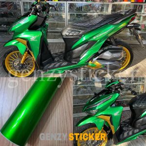 stiker skotlet hijau candy premium sticker scotlite metalik scotlet metalic bahan tebal