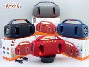 ลำโพงบลูทูธ รุ่น TG694 รองรับUSB TF ปรับ-ปิดไฟได้ มีสายแจ็คแถมให้ กำลังขับ15W มีให้เลือก4สี เสียงเบสแน่น ลำโพงพกพา เสียงดี
