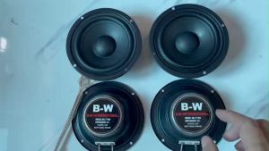 Loa mid trung 10cm B-W từ 60 toàn vành 11.5cm - giá 1 loa - Loa trung cao cấp - Loa trung kín
