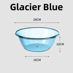 Durable Thickened Transparent Plastic Bucket With Lid
