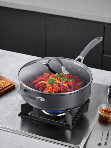 Circulon | Non-Stick Flat Pan Deep Frying Pan for Home Induction Cooktop