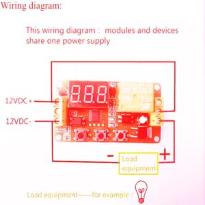 Aideepen | DC 12V Timer Delay Relay Module Cycle Timer Switch Optocoupler Isolation Trigger Timing Delay Relay LED Smart Home Controller