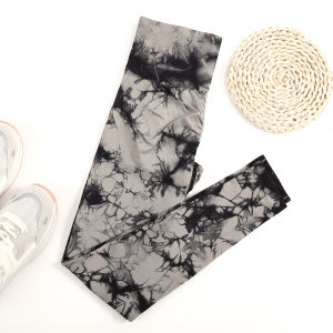 2024 ใหม่Tie Dye Gymกางเกงขายาวผู้หญิงฟิตเนสPush Up Casualกีฬากางเกงขายาวผู้หญิงวิ่งกลางแจ้ง