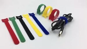 10/30/50PCS Cable Organizer Winder Ties Wire Management Holder Reusable Clip Protector Nylon Strap Mouse Earphones Hoop Tape