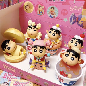 Crayon Xiaoxin Snack Time Series Blind Box Figurine Garage Kits Cake Decoration Car Desktop Decoration Birthday Gift