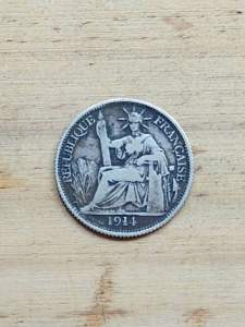 Đồng xu bạc 20 Cents Đông Dương 1898-1916 sưu tầm