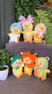 พวงกุญแจตุ๊กตาเป็ดน่ารัก พร้อมส่ง สไตล์เกาหลี ผ้าไมโครไฟเบอร์ 500