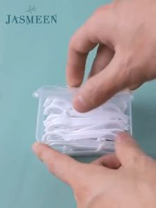 50ชิ้น /กล่อง Jasmeen ไหมขัดฟันแบบนุ่มพิเศษ สำหรับพกพา ไหมขัดฟัน ไหมขัดฟันแบบพกพา สุขภาพช่องปาก ของใหม่ สะอาดสดชื่นปกป้องฟัน