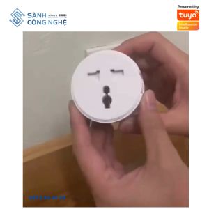 Ổ Cắm Thông Minh Wifi TUYA 10A Điều Khiển Từ Xa Qua APP Smartlife Hẹn Giờ Bật Tắt Ra Lệnh Bằng Giọng Nói
