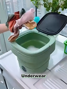 JUMBO Folding washing machine 6-15L high capacity mini washing machine with dryer automatic portable
