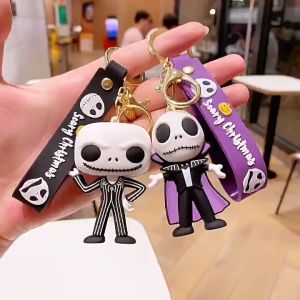 Gantungan Kunci Disney The Nightmare Before Christmas Keychain Karakter Kartun Jack Skellington