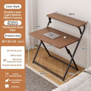 Foldable Portable Study Desk For Students And Home Use