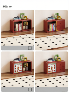 MEISD | Dopamine Mid Century Modern Freely Assembled Bookcase Shelf