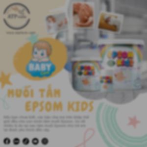 ATP Farm - CHÍNH HÃNG : 1KG Muối tắm EPSOM KIDS - Organic 100% Cao cấp Nhập khẩu Châu Âu