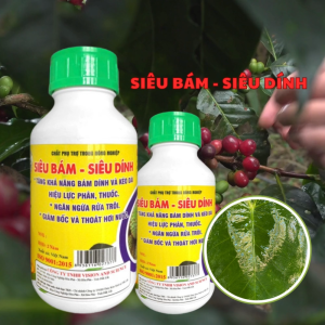 Bám dính sinh học | Hạn chế rửa trôi | Tăng cường hiệu lực nông dược | Chai 500 ml