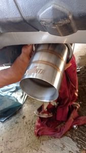 SAVINTA Knalpot Mobil BEZOv1 Full Stainles 33cm Polos