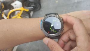 Rainbuvvy DM56 GPS 5ATM Waterproof Outdoor Sports Watch1.43inch AMOLED Full touch screen compass High precision positioning Smartwatch For IOS Android