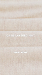 [KOREAN BRAND - VANILLA KNIT] Oasis Layered Knitted Top - Shirt Korean Style