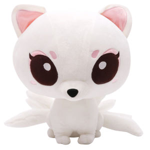 Nine-Tailed Fox Plush Doll Toy Pillow Childrens Day Gift Soft Stuffed Animal Figure Fox Mascot Cuddly Toy for Kids