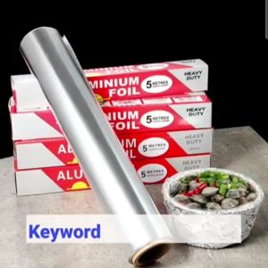 BISA COD - 5M & 10M Kertas Alumunium Foil Roll 10 Meter Heavy Duty Anti Lengket