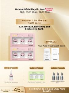 Nobaton | Kem Đánh Răng Muối Hồng Nhạy Cảm & Làm Trắng