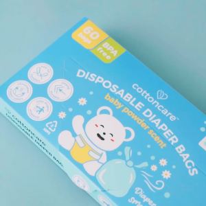 Cottoncare™ Disposable Diaper Bags Baby Powder Scented Trash Bag