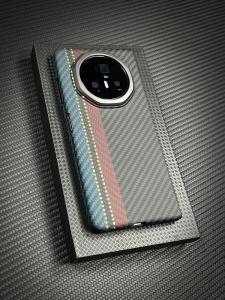 Applicable to Honor Magicv3 Phone Case New Arrival Ultra-Thin Floating Woven Track Kevlar Aramid Fiber Protective Cover VS3 Carbon Fiber Pattern Minimalist Business Fancy All-Inclusive Heat Dissipation Frosted Hard Shell