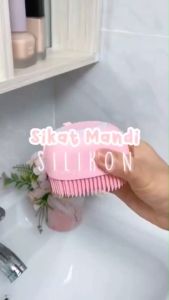DFANCCIE BATH SHOWER SILICONE / Sikat Mandi Silikon Body Scrub Shower Brush