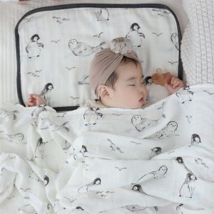 หมอนผ้าลินินผ้าฝ้ายเด็กสําหรับทารกแรกเกิดดูดซับเหงื่อระบายอากาศมัลติฟังก์ชั่นรูปทรงเมฆปลอดสารพิษวัสดุธรรมชาติ
