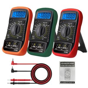 XL830L Đồng Hồ Vạn Năng Kỹ Thuật Số Cầm Tay LCD Có Đèn Nền Máy Đo Điện Áp AC/DC Di Động Máy Đo Ohm Có Đèn Nền Cho Các Dự Án Điện DIY