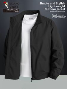 TUCANO | Mens Water Resistant Jacket New Stand Collar Open Shirt Style